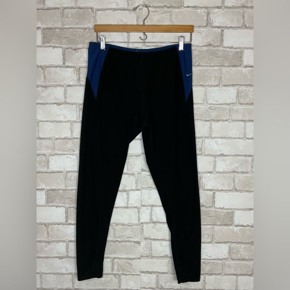 Nike Black & Blue Leggings Size XL